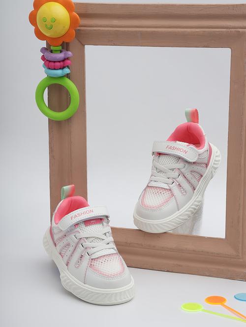 unisex pink lace up sneaker - 21941756 -  Standard Image - 0