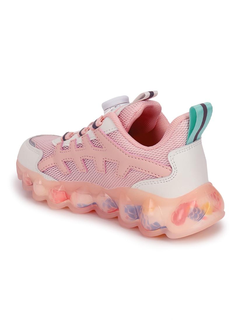 unisex pink lace up sneaker - 21941759 - Standard Image - 3