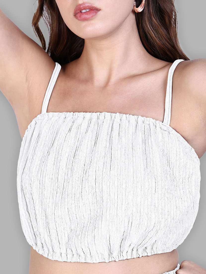 women solid top and trouser co-ord set - 21941797 -  Standard Image - 3