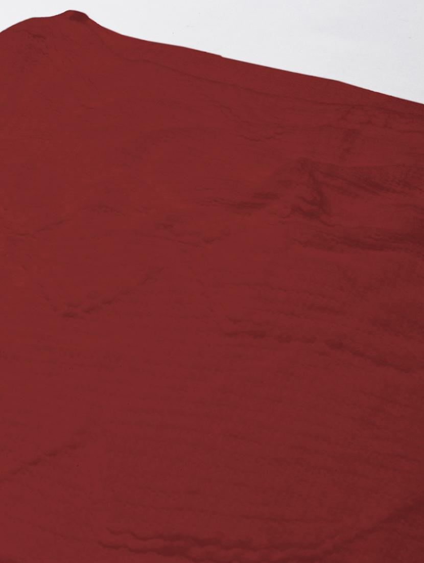 womne maroon self designed poncho - 21941992 - Standard Image - 5