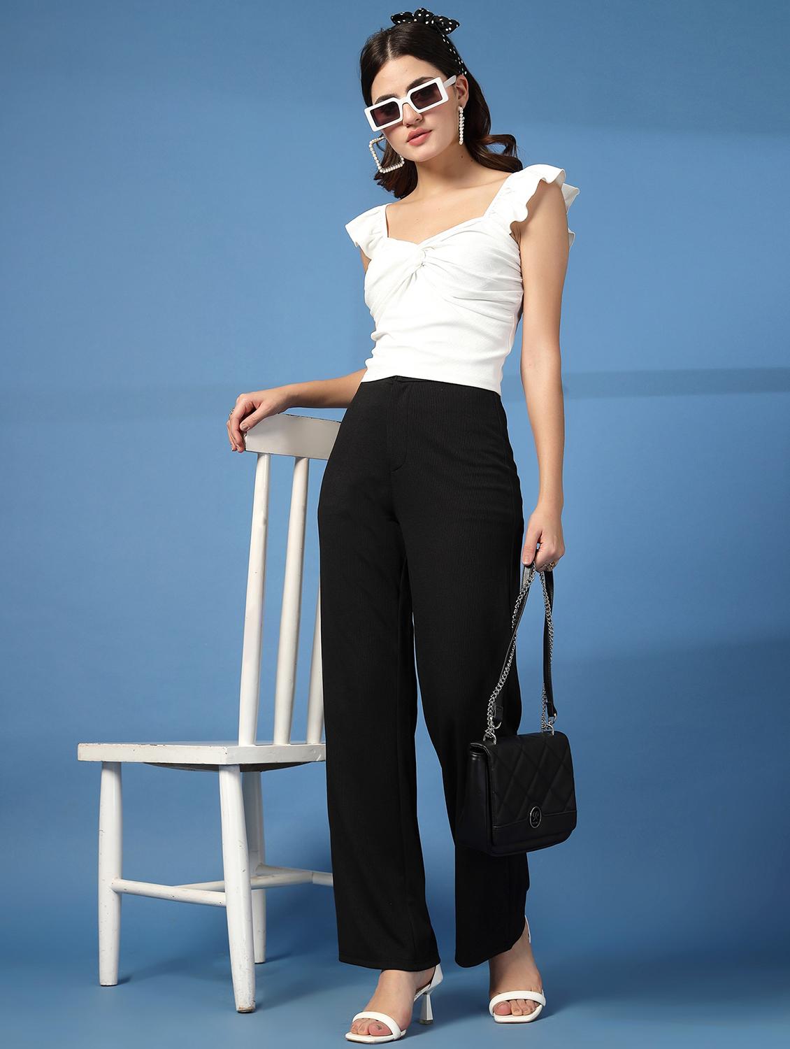 women white solid sleeveless regular top - 21942219 - Standard Image - 8