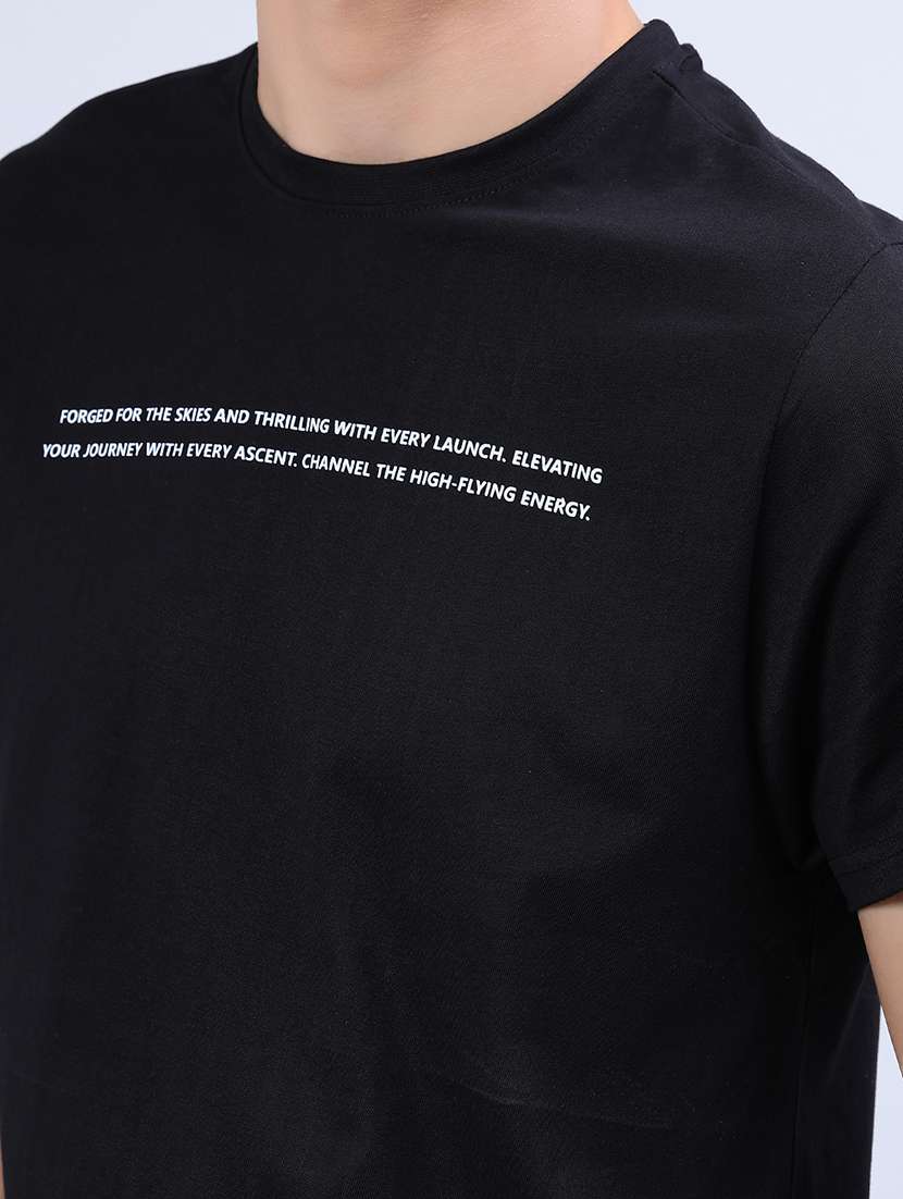 men printed short sleeve regular fit t-shirt - 21942292 -  Standard Image - 3