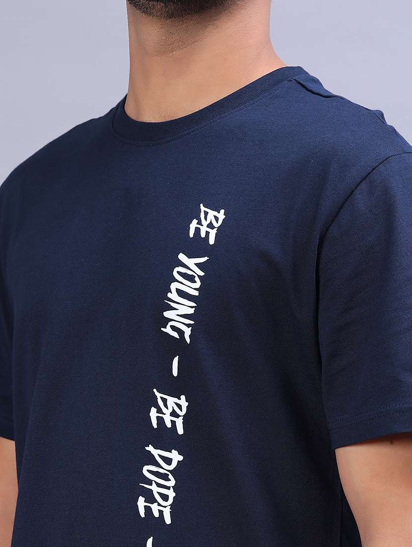 men printed short sleeve regular fit t-shirt - 21942293 -  Standard Image - 3