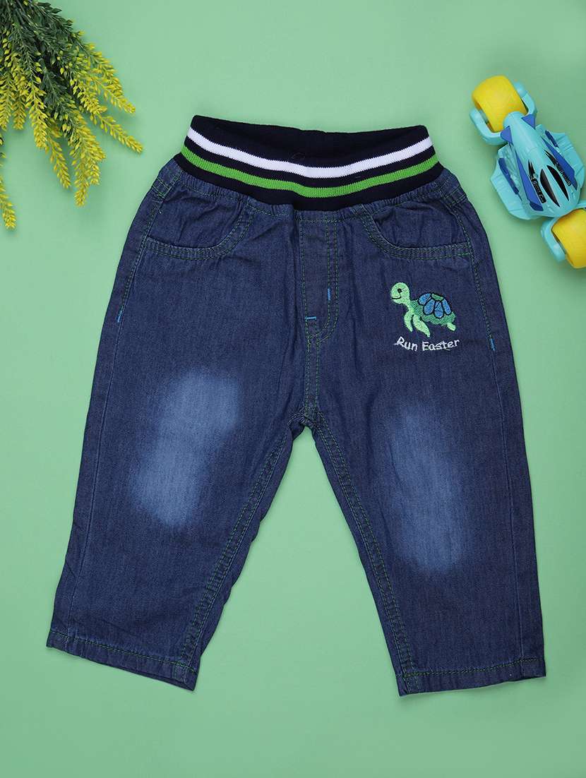 boys washed mid rise slim fit  jean