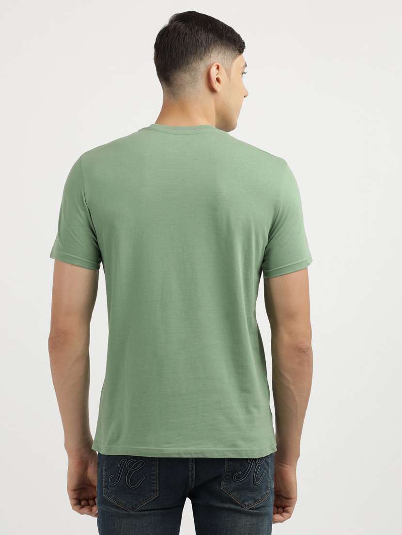 men front print round neck regular fit t-shirt - 21942992 -  Standard Image - 3