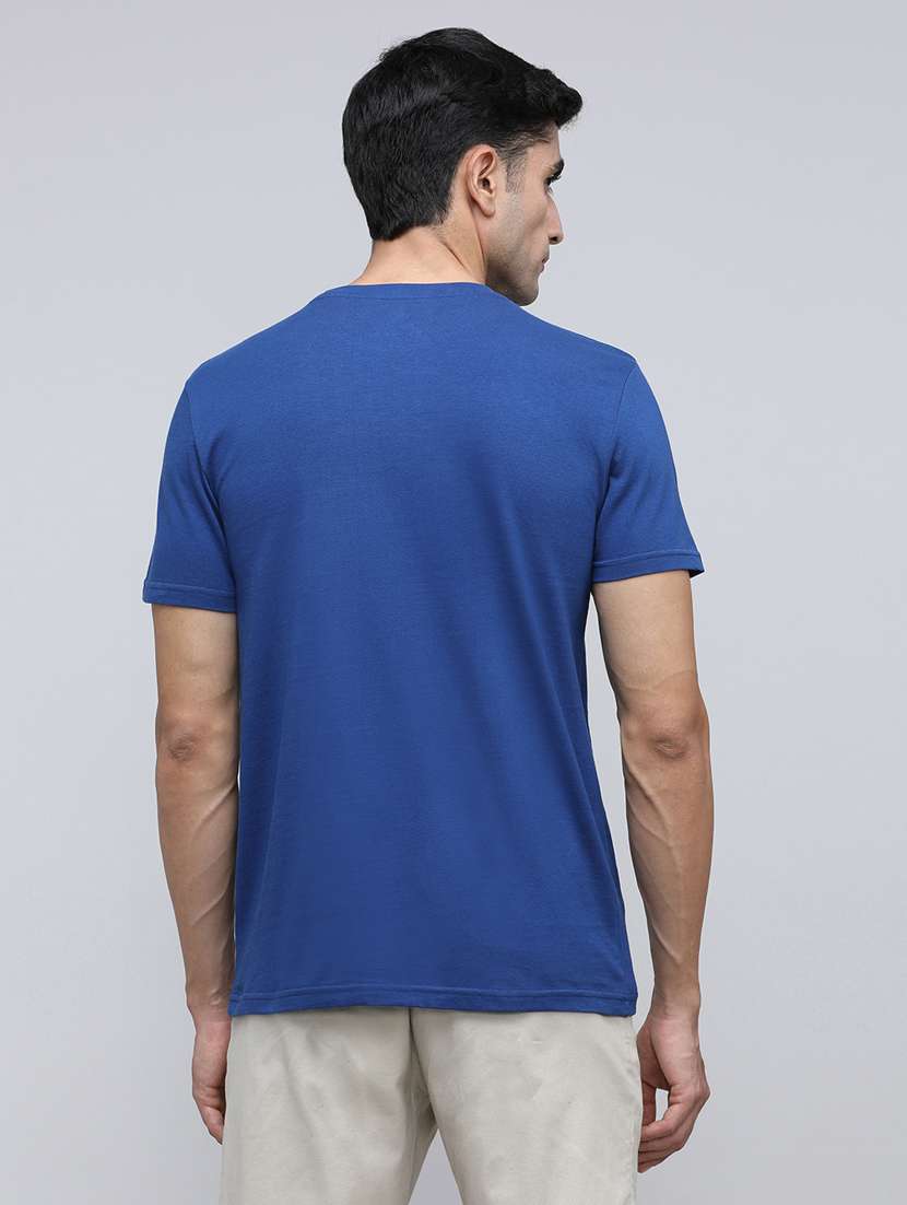 men front print round neck regular fit t-shirt - 21943001 -  Standard Image - 3