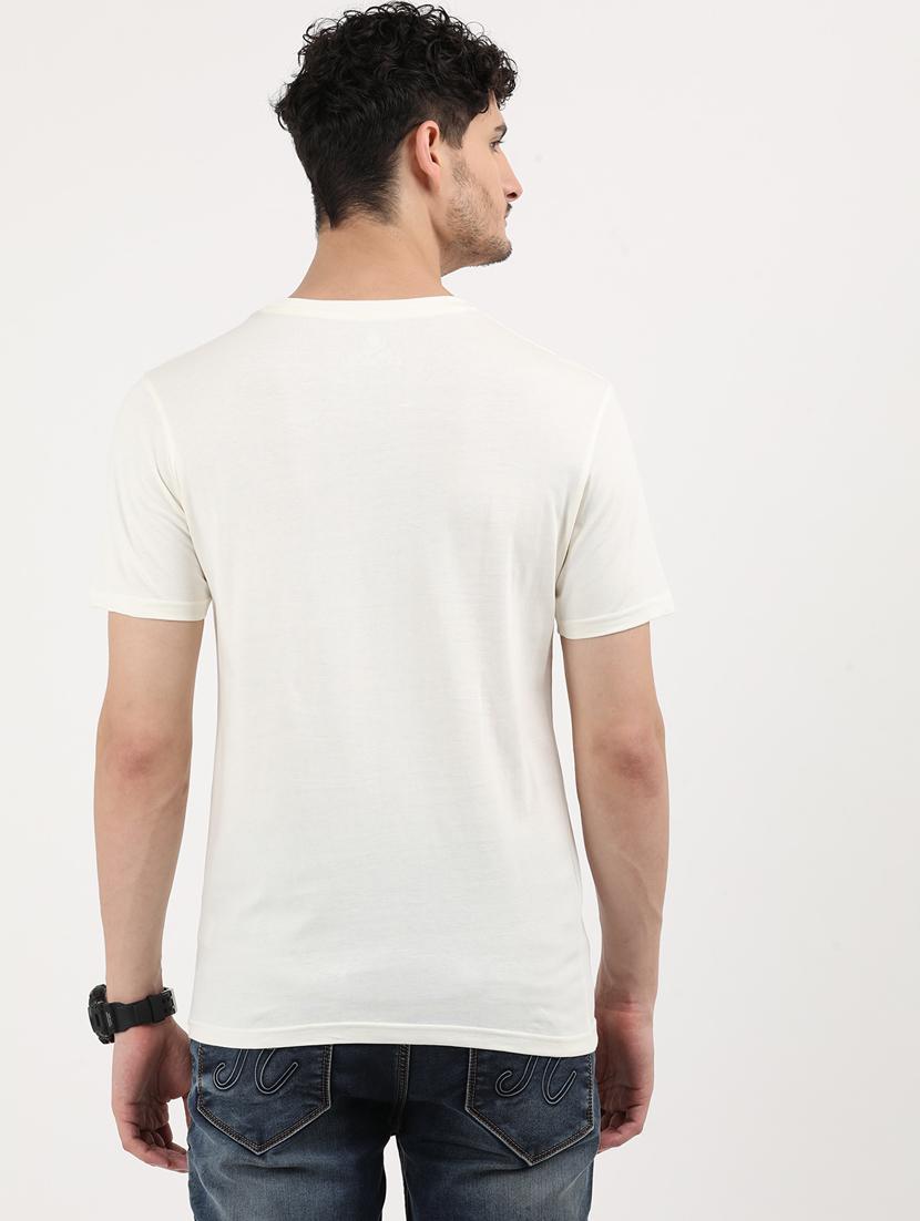 men front print round neck regular fit t-shirt - 21943006 - Standard Image - 3