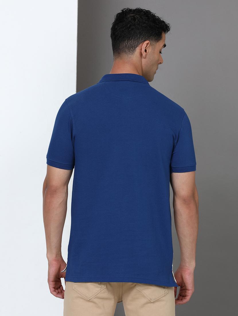 men color block short sleeve slim fit polo t-shirt - 21943057 - Standard Image - 3