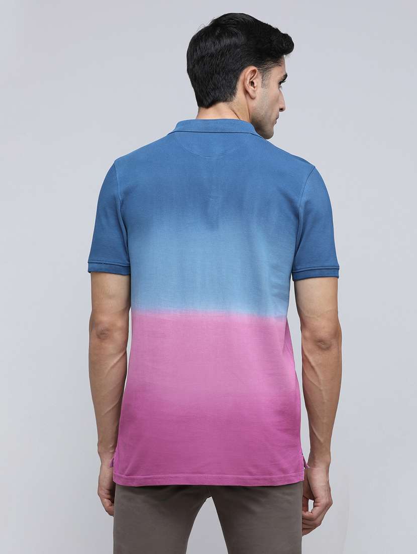 men printed short sleeve slim fit polo t-shirt - 21943062 -  Standard Image - 3