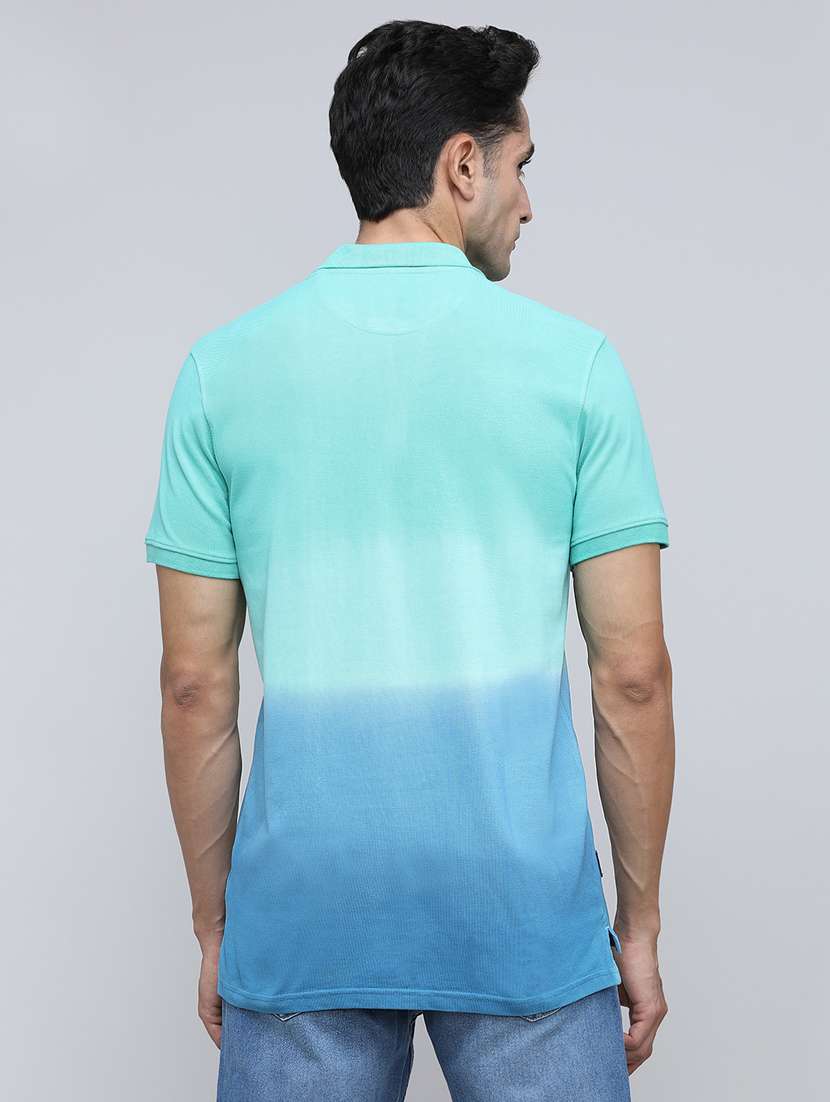 men printed short sleeve slim fit polo t-shirt - 21943065 - Standard Image - 3