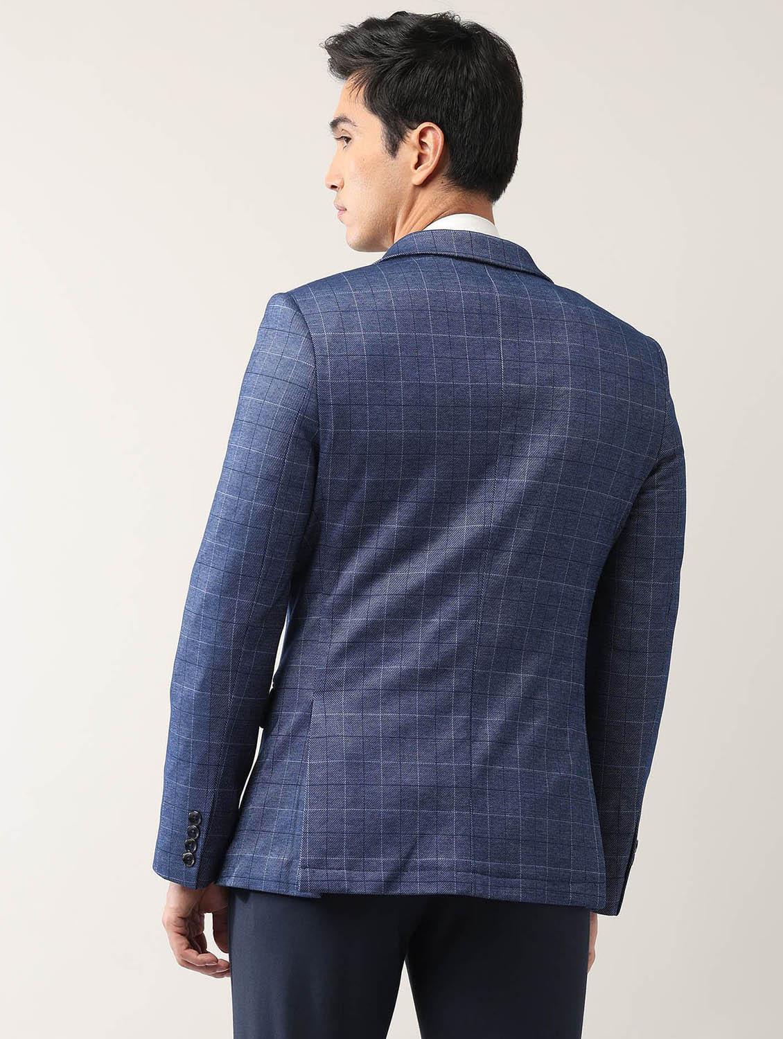men lapel collar single breasted blazer - 21943270 - Standard Image - 3