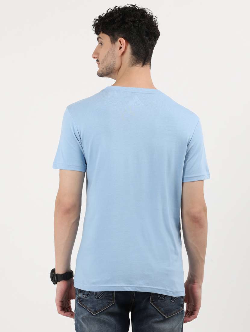 men printed short sleeve regular fit t-shirt - 21943305 -  Standard Image - 3