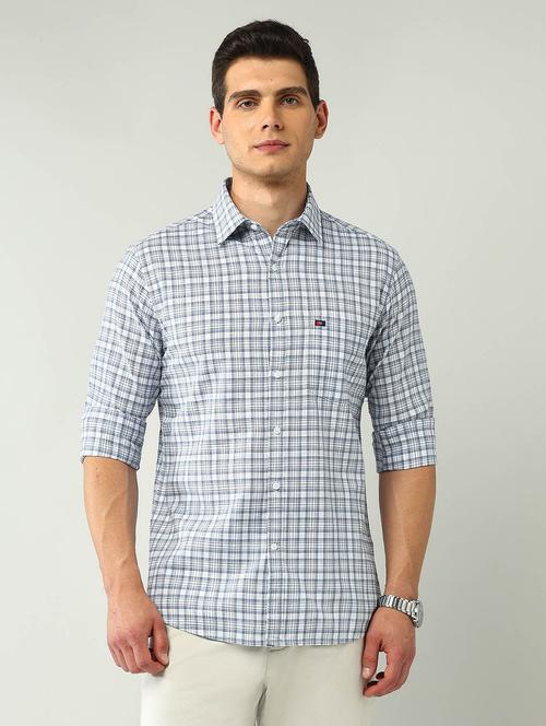 men checkered long sleeve regular fit casual shirt - 21943365 -  Standard Image - 0