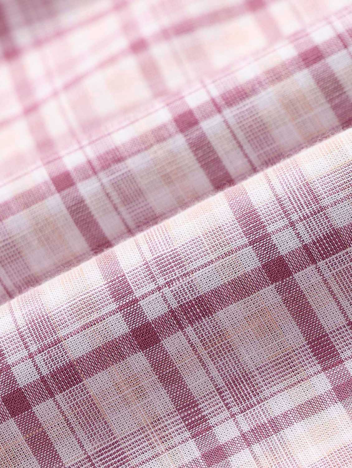 men checkered short sleeve regular fit casual shirt - 21943376 - Standard Image - 3