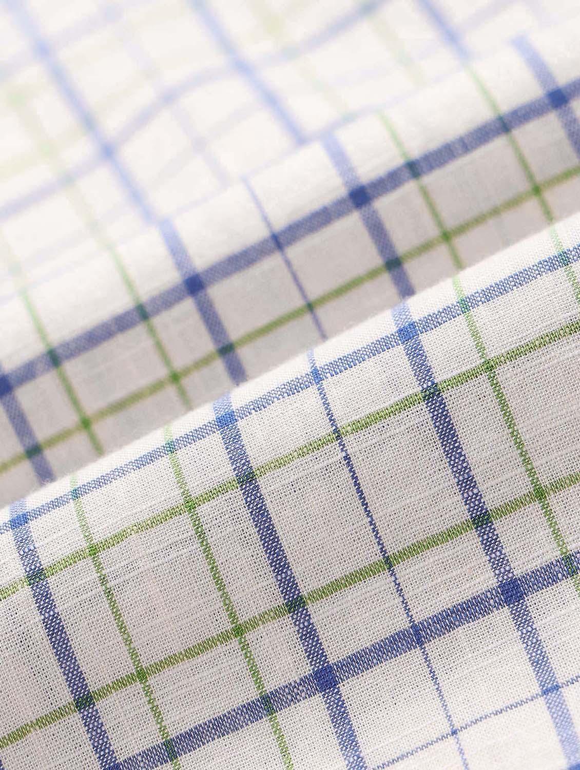 men checkered short sleeve regular fit casual shirt - 21943377 - Standard Image - 3