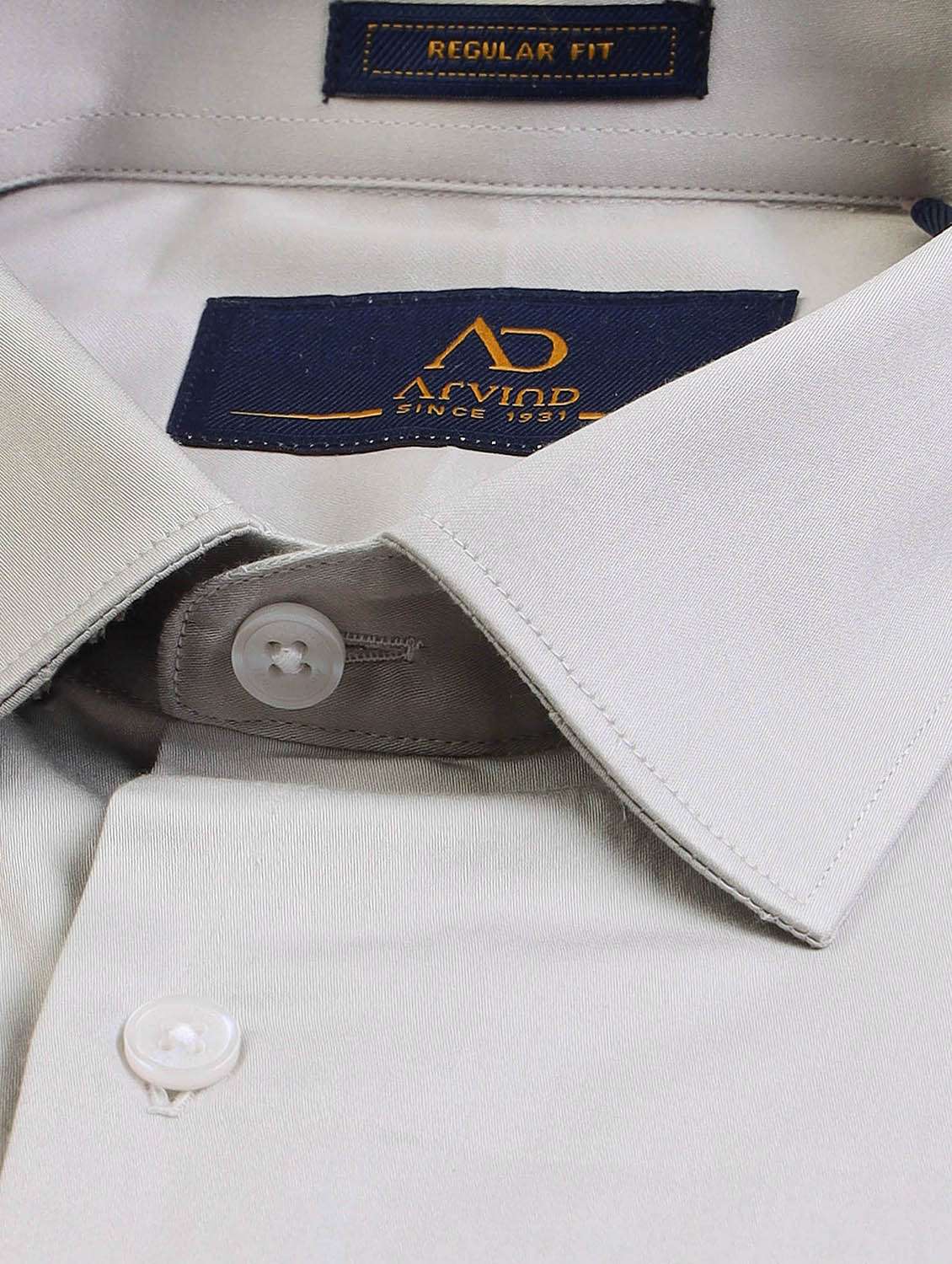 men solid long sleeve regular fit formal shirt - 21943387 -  Standard Image - 3