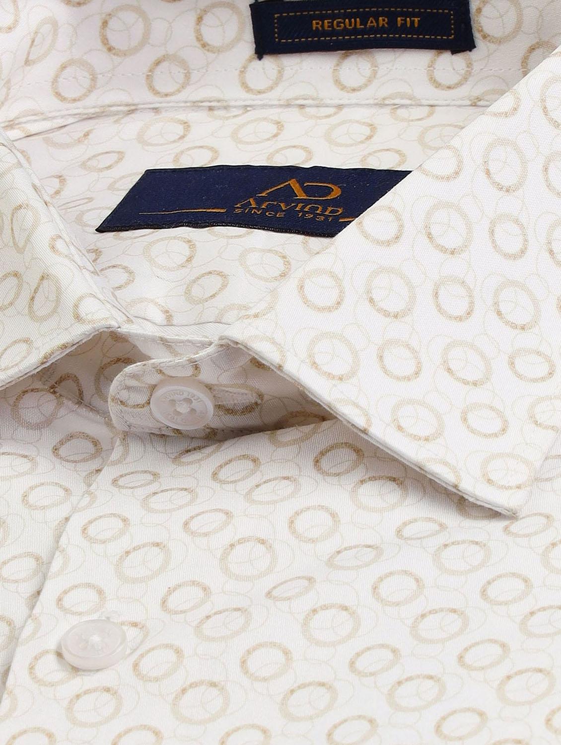 men printed long sleeve regular fit formal shirt - 21943389 - Standard Image - 3