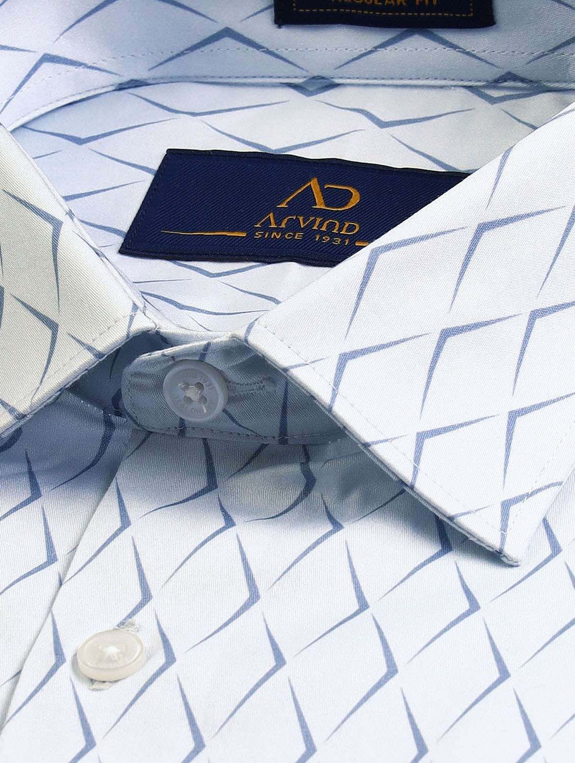 Men Printed Long Sleeve Regular Fit Formal Shirt - 21943394 -  Standard Image - 3