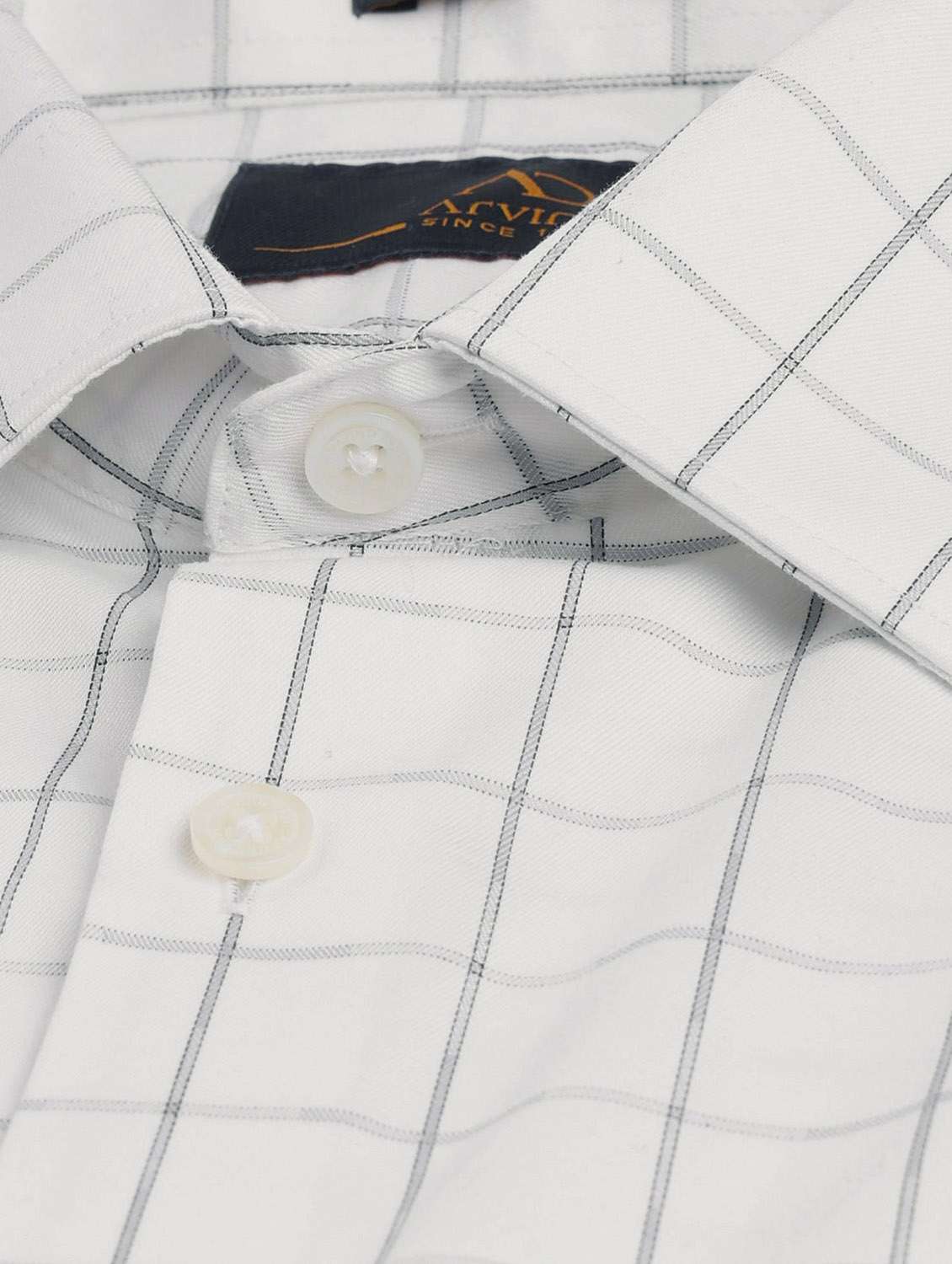 men checkered long sleeve regular fit formal shirt - 21943396 -  Standard Image - 3