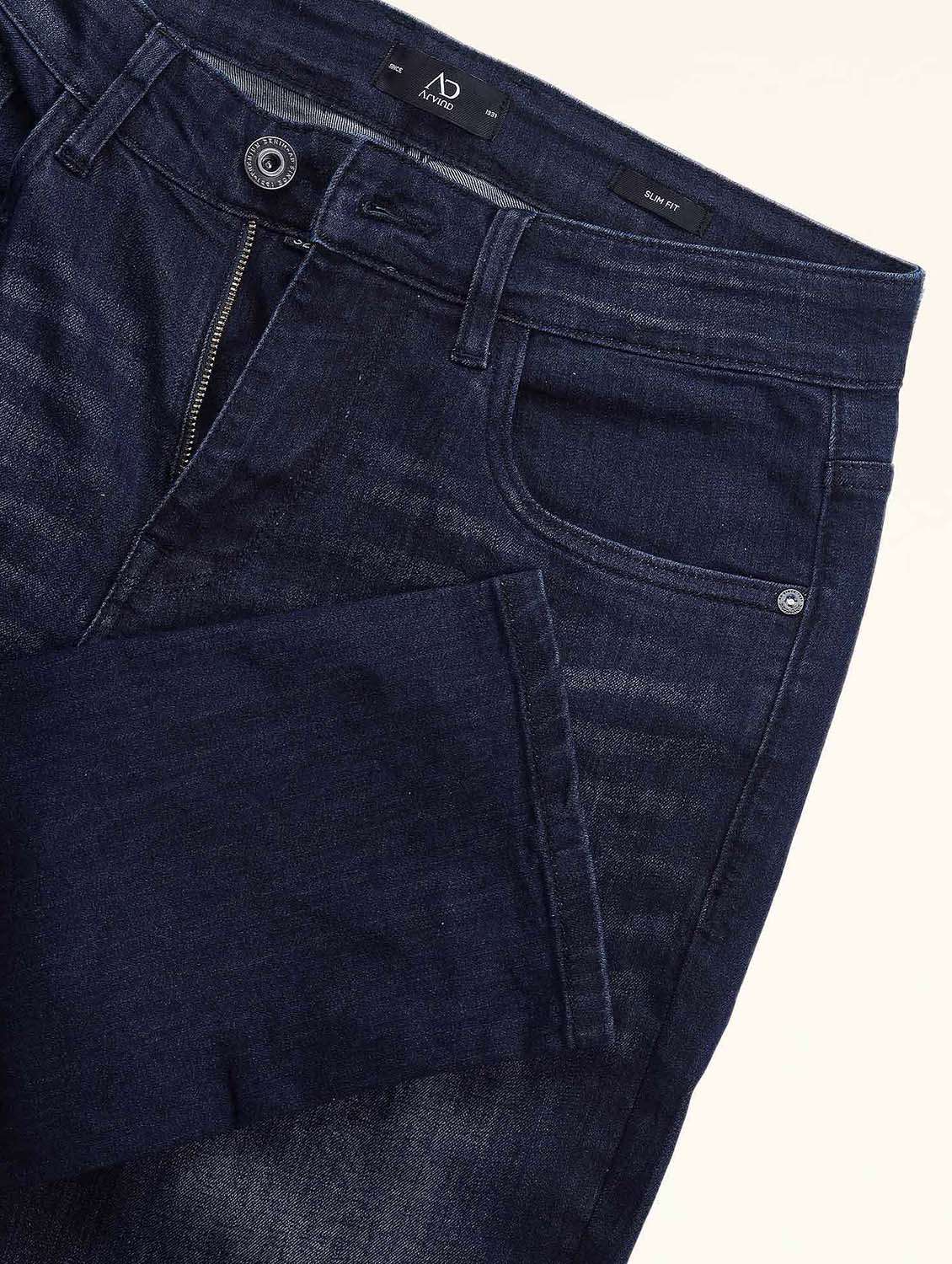 men washed mid rise full length jeans - 21943421 - Standard Image - 3