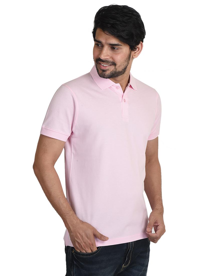 men solid short sleeve regular fit polo t-shirt - 21943564 - Standard Image - 3
