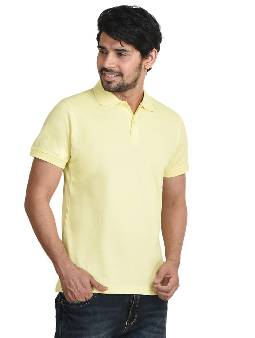 men solid short sleeve regular fit polo t-shirt - 21943565 - Standard Image - 3