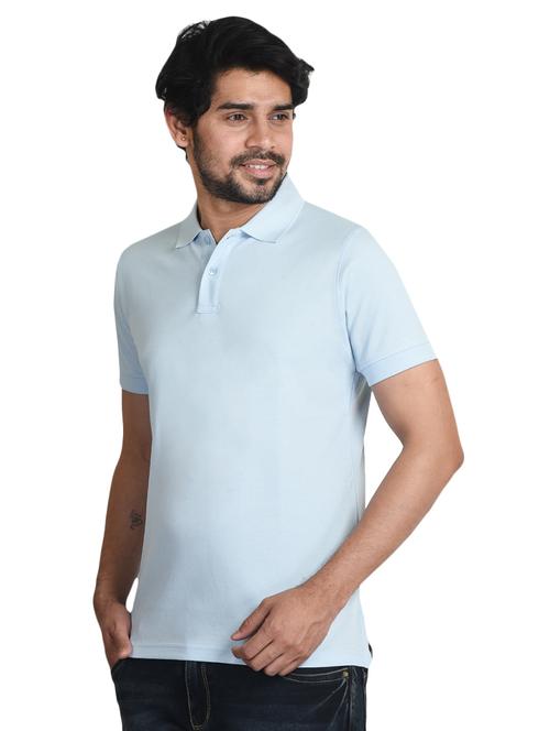 men solid short sleeve regular fit polo t-shirt - 21943566 -  Standard Image - 0