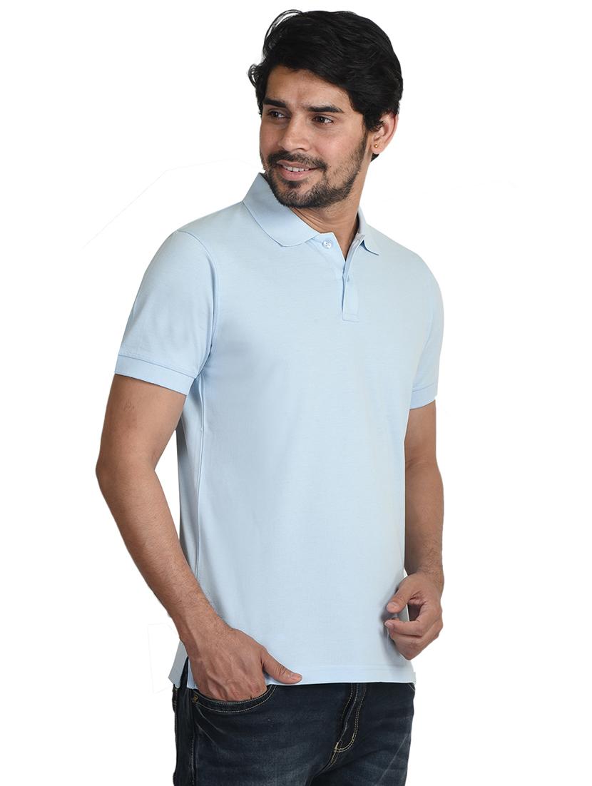 men solid short sleeve regular fit polo t-shirt - 21943566 - Standard Image - 3