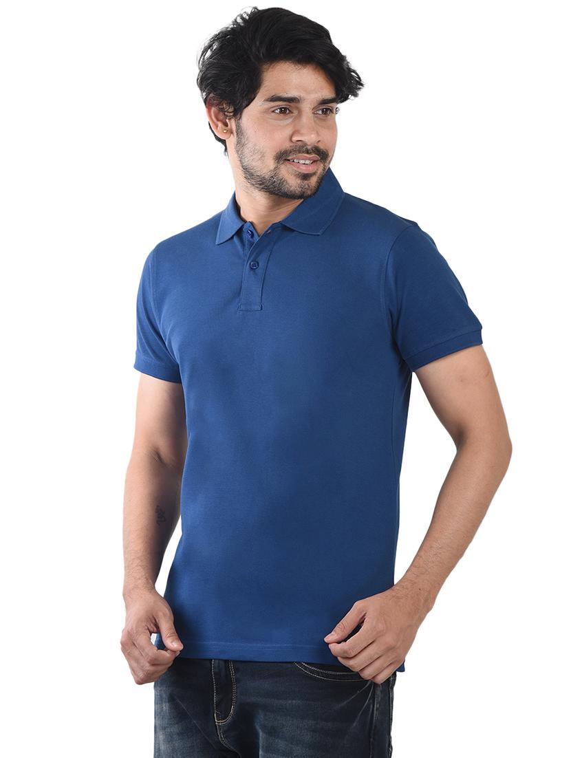 men solid short sleeve regular fit polo t-shirt - 21943569 -  Zoom Image - 0