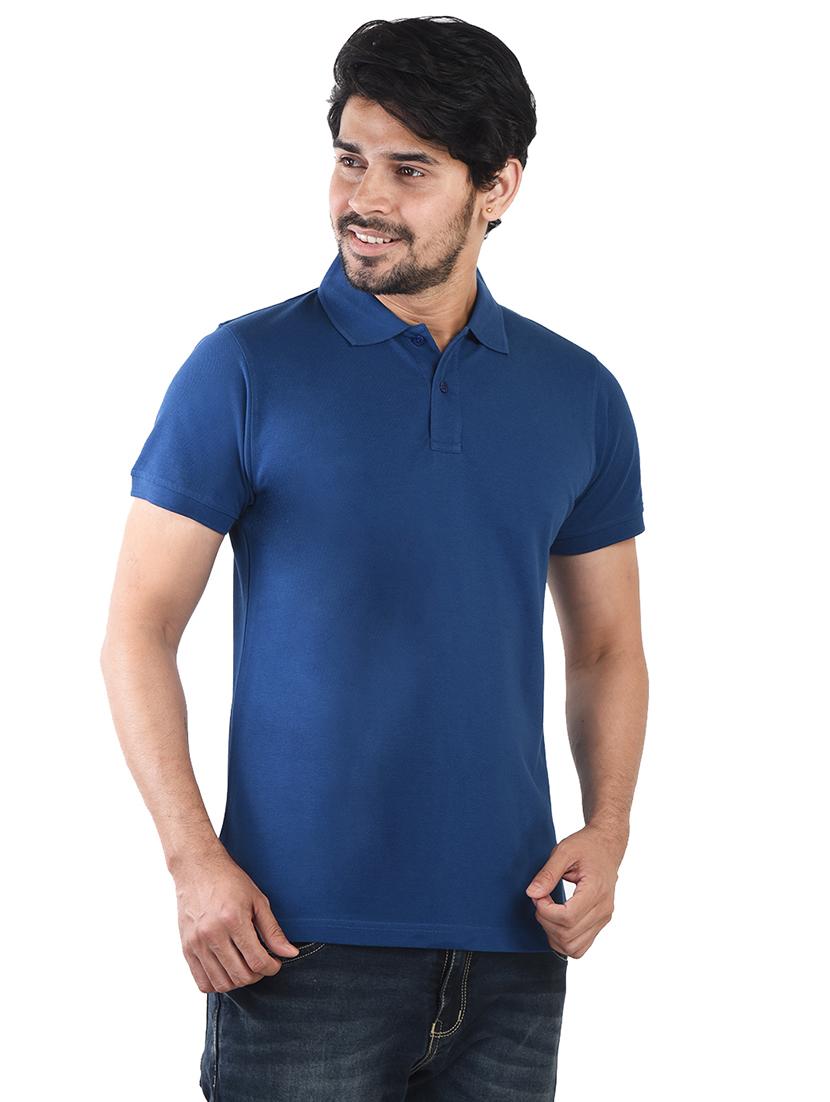 men solid short sleeve regular fit polo t-shirt - 21943569 - Standard Image - 3