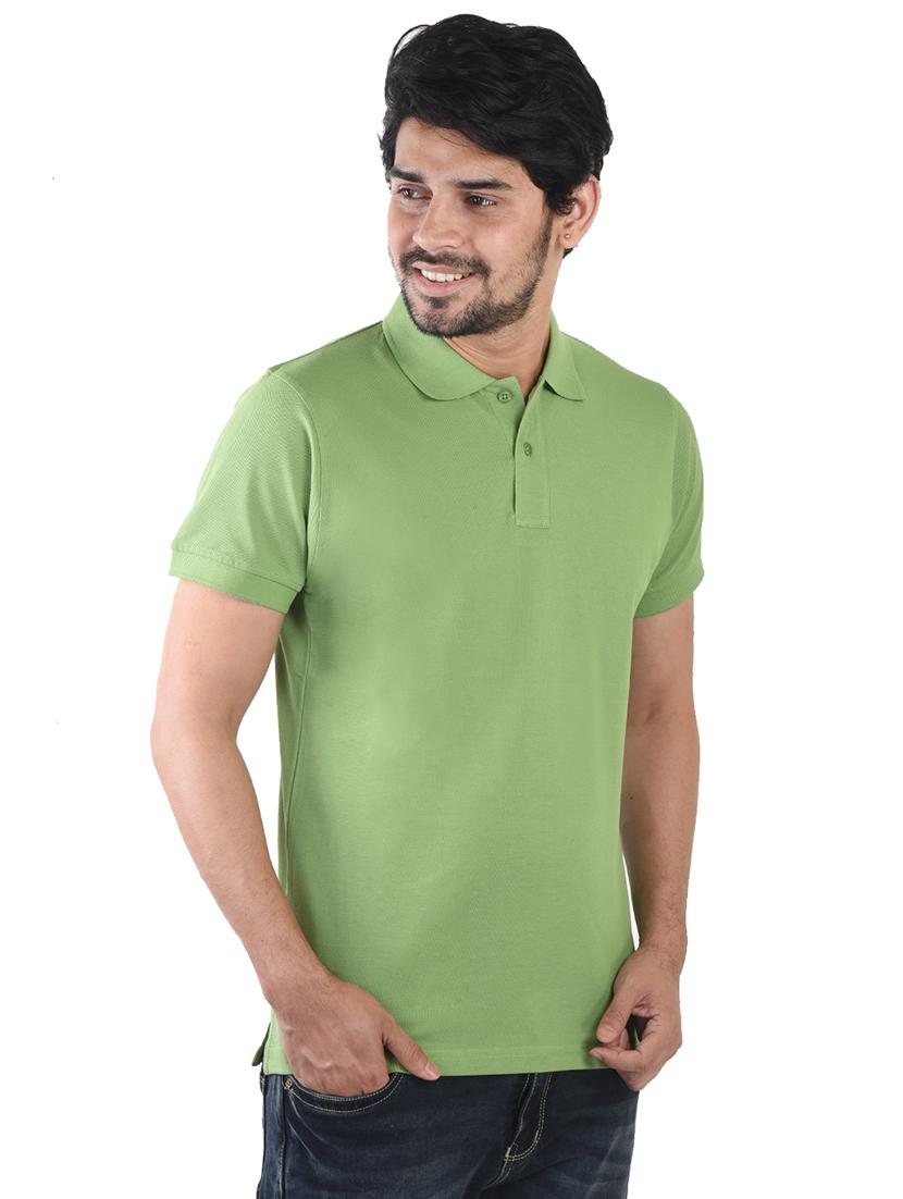 men solid short sleeve regular fit polo t-shirt - 21943570 - Standard Image - 3