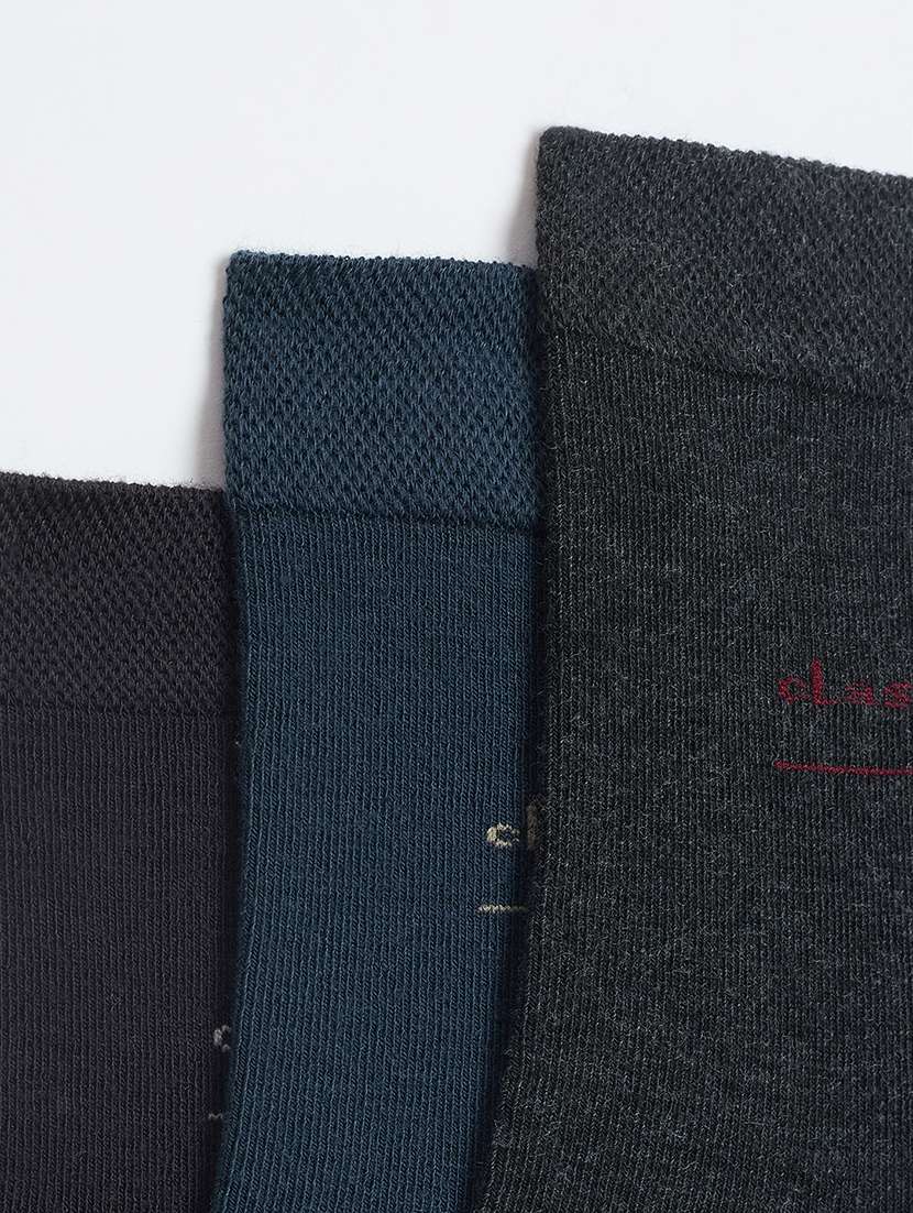 men pack of 3 above ankle length socks - 21943584 -  Standard Image - 5