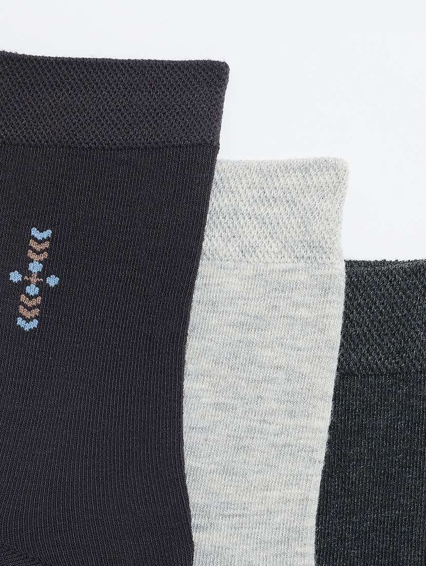 men pack of 3 above ankle length socks - 21943587 -  Standard Image - 5