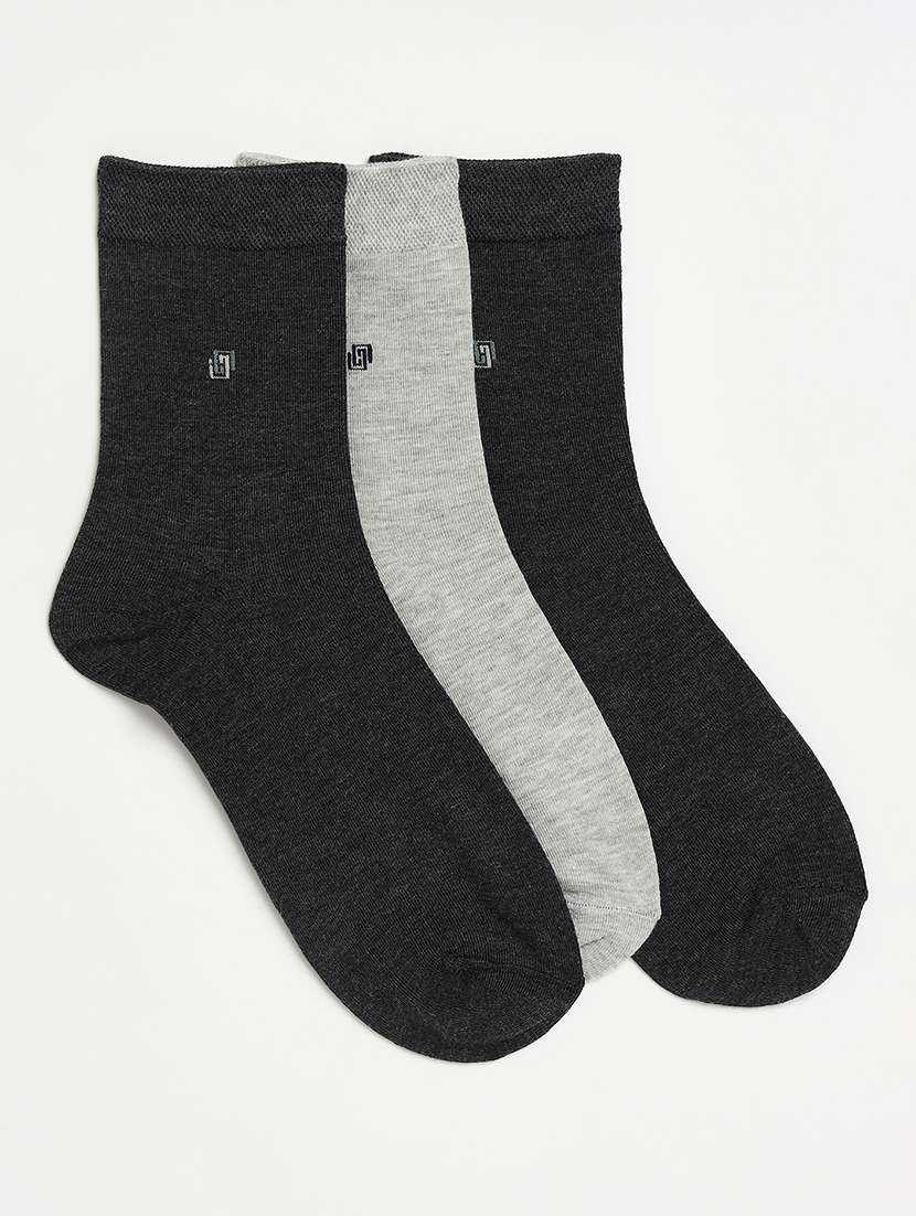men pack of 3 above ankle length socks