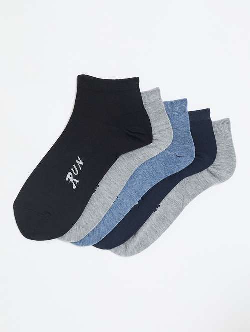 men pack of 5 ankle length length socks - 21943591 -  Standard Image - 0