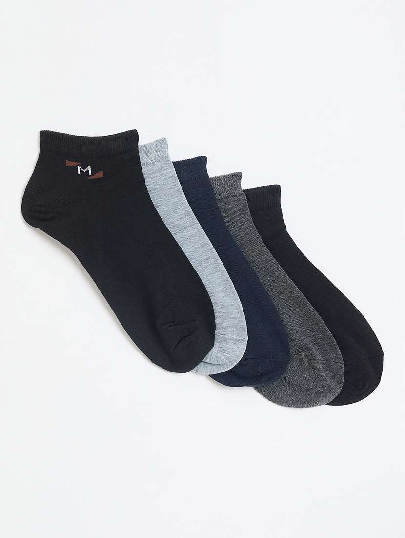 men pack of 5 ankle length length socks