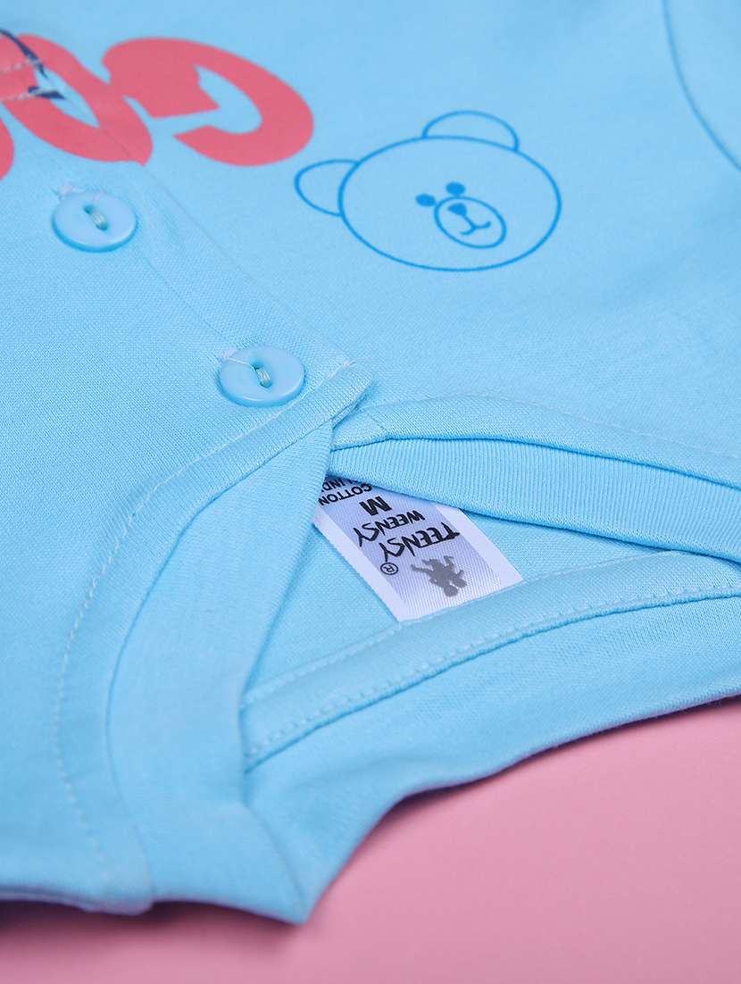 boys printed t-shirt & shorts twin set - 21943690 - Standard Image - 5