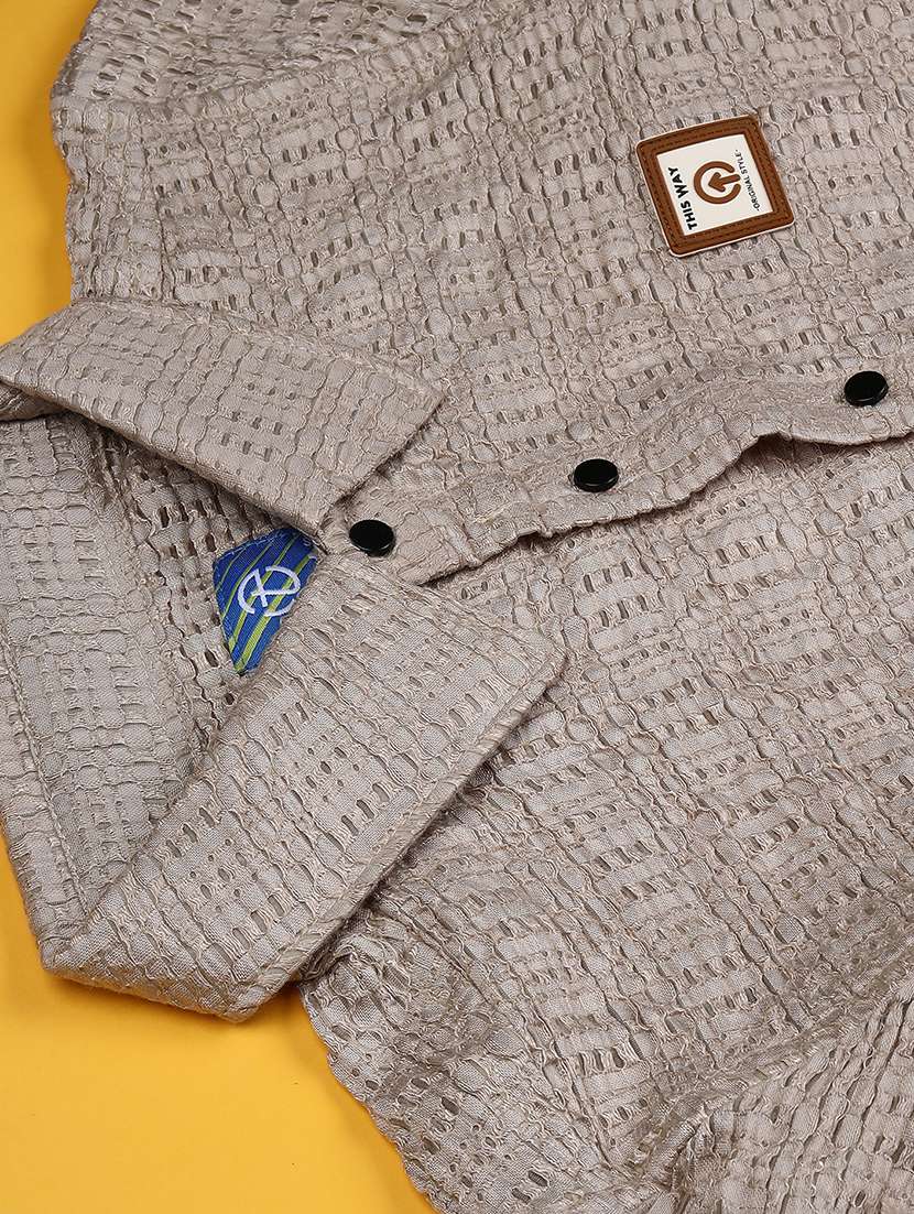 boysself designed collared long sleeve shirt - 21943799 -  Standard Image - 3