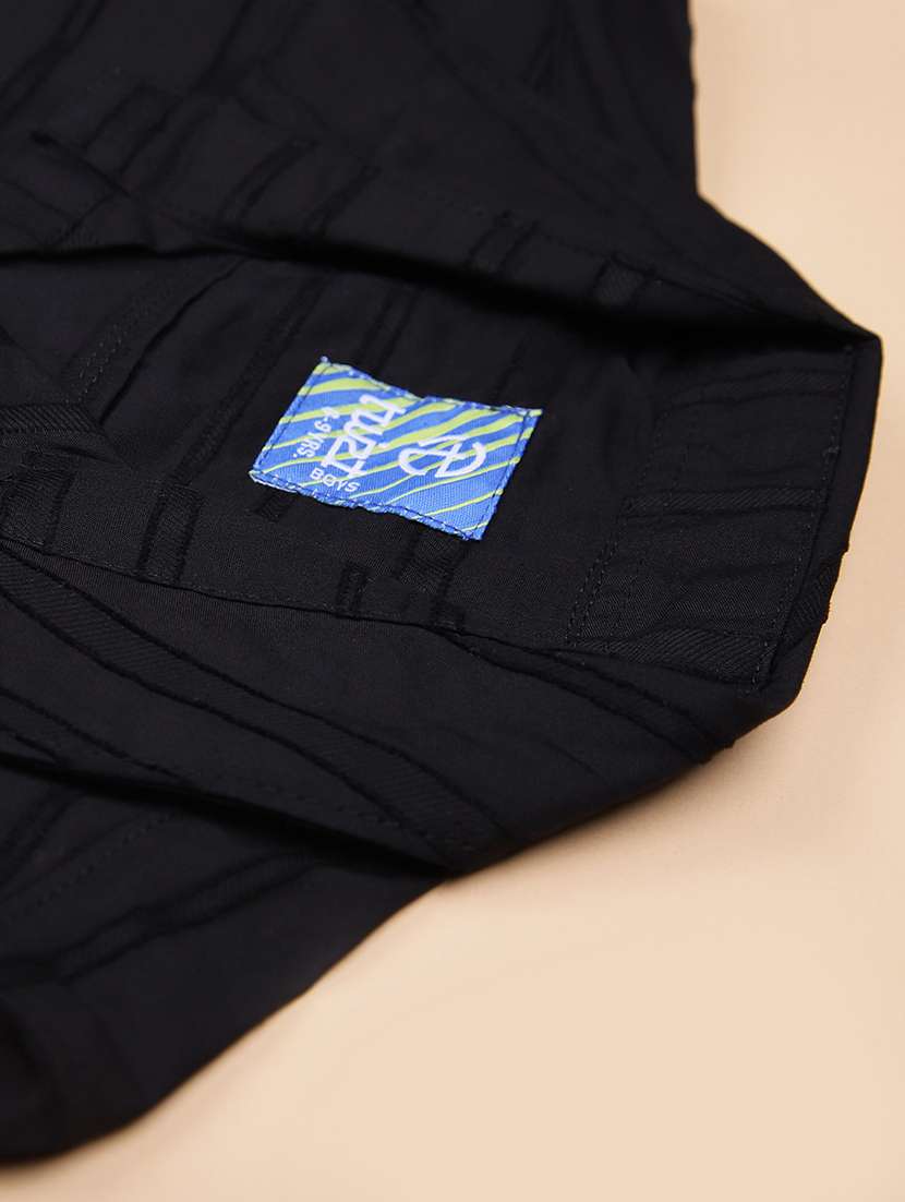 boys striped long sleeve regular fit shirt - 21943809 -  Standard Image - 3