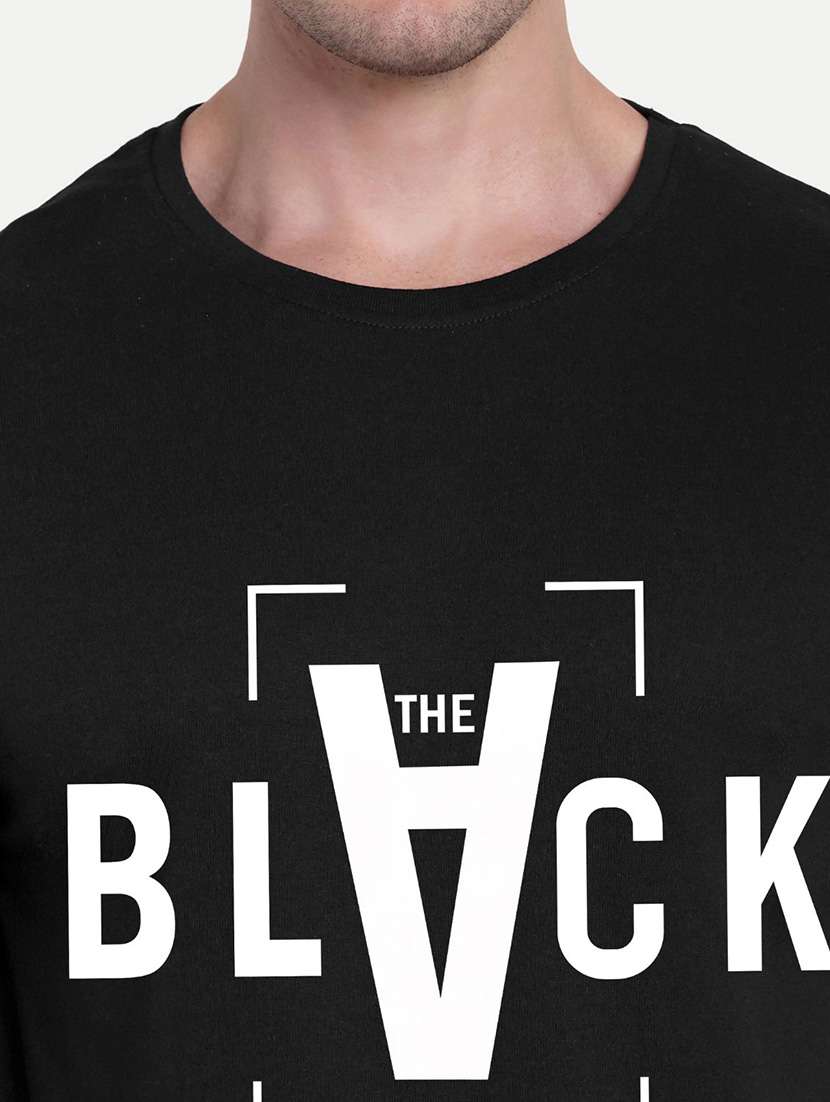 men black short sleeve oversized t-shirt - 21944424 -  Standard Image - 3