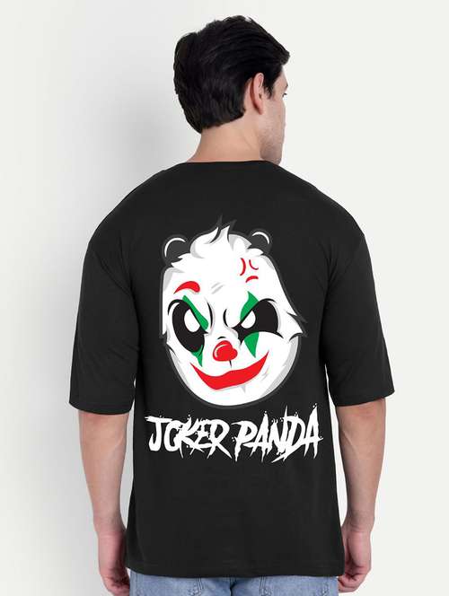 men black short sleeve oversized t-shirt - 21944429 -  Standard Image - 0