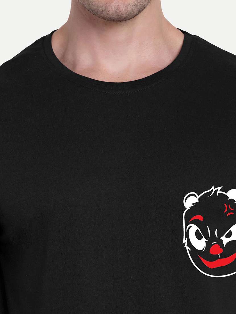 men black short sleeve oversized t-shirt - 21944429 -  Standard Image - 3
