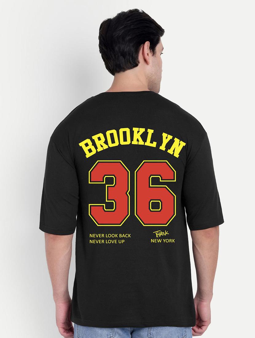 men black short sleeve oversized t-shirt