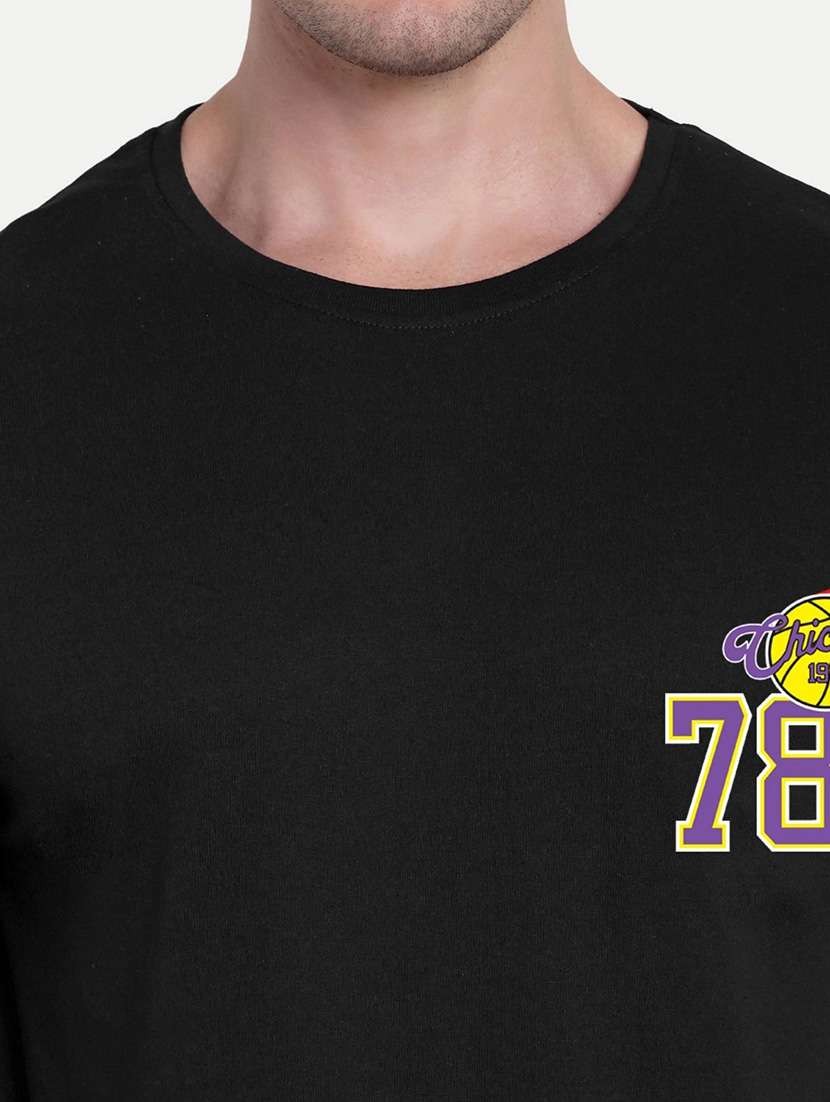 men black short sleeve oversized t-shirt - 21944454 -  Standard Image - 3