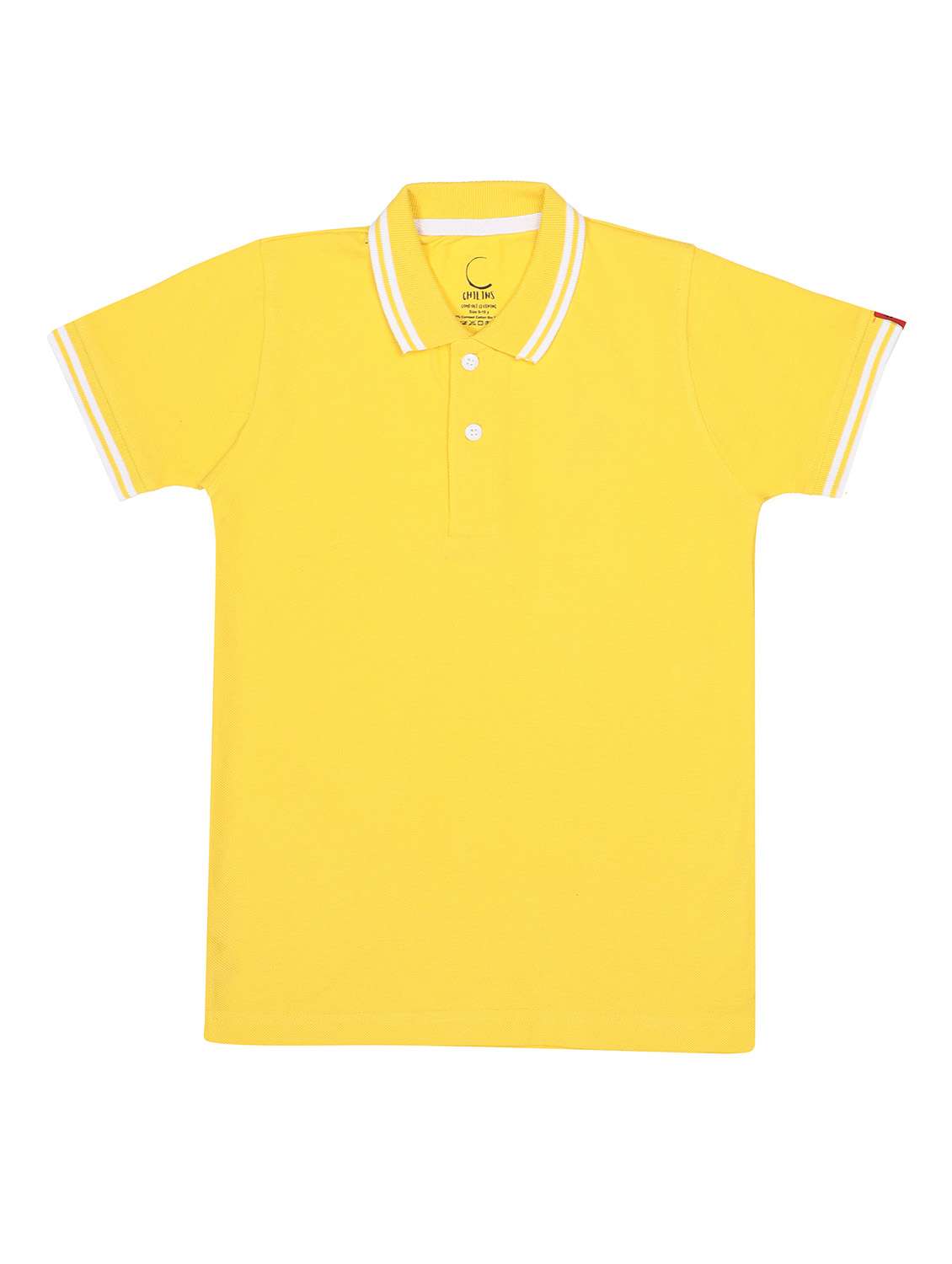 boys solid short sleeve polo t-shirt - 21944786 -  Zoom Image - 0