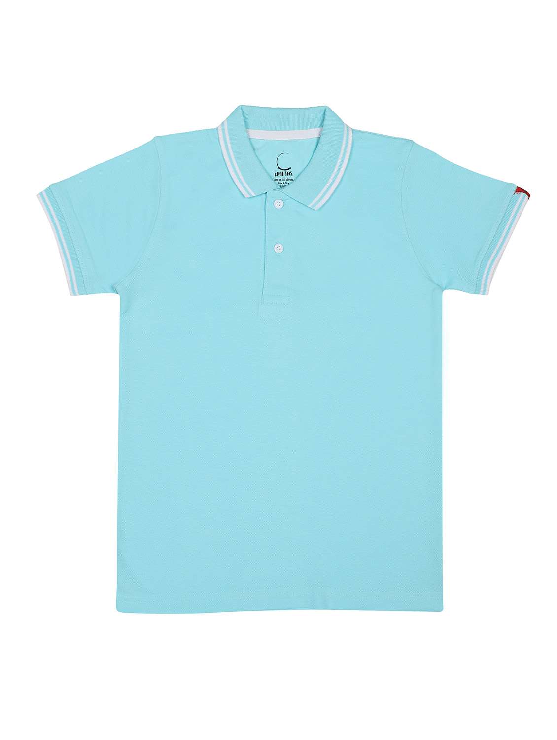 boys solid short sleeve polo t-shirt - 21944787 - Zoom Image - 0