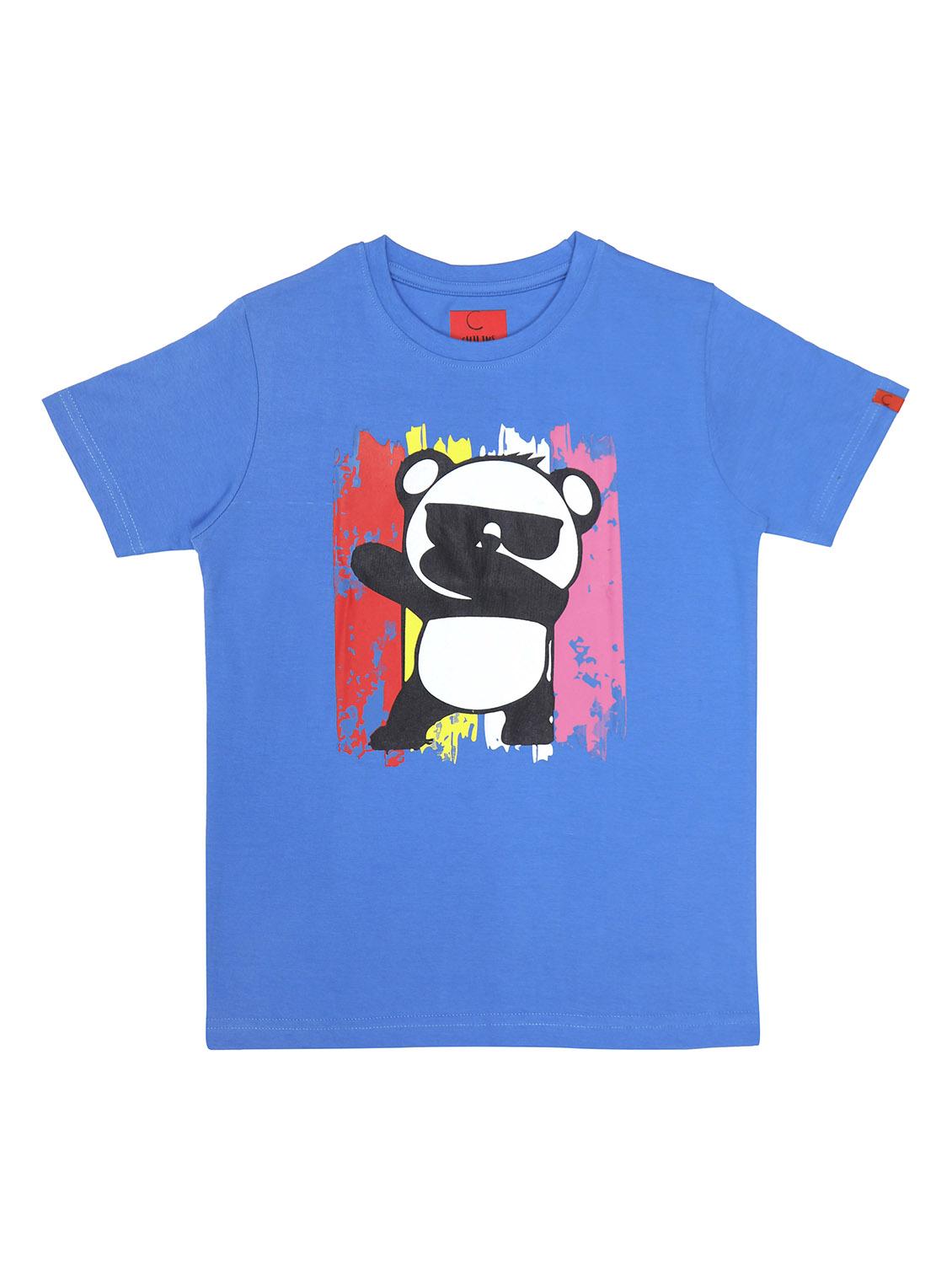 boys pack of 2 printed round neck t-shirt - 21944805 - Standard Image - 3
