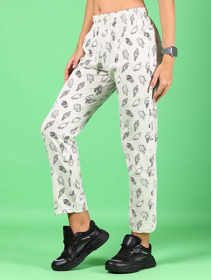 women printed mid rise pajama - 21944841 -  Standard Image - 3