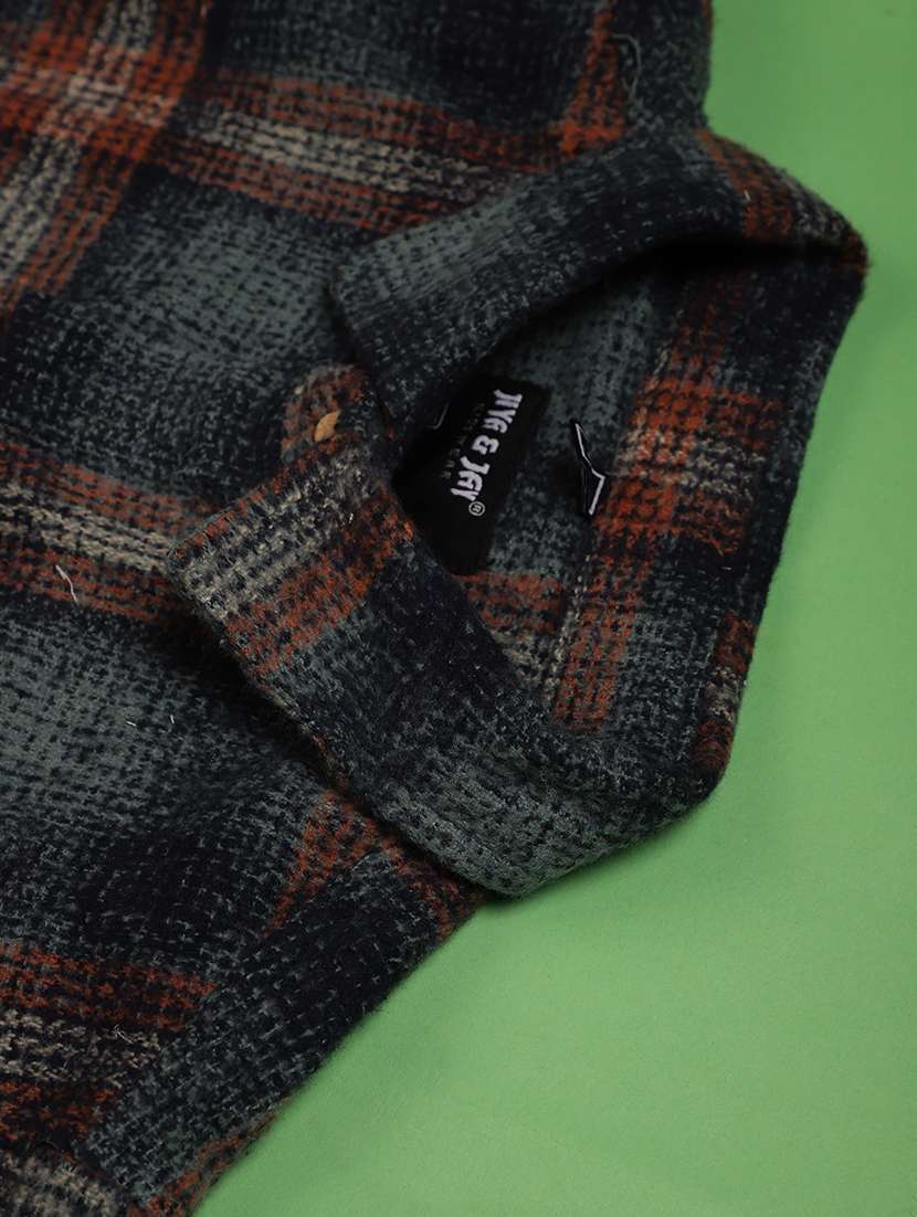 boys checkered long sleeve casual shirt - 21944937 -  Standard Image - 3