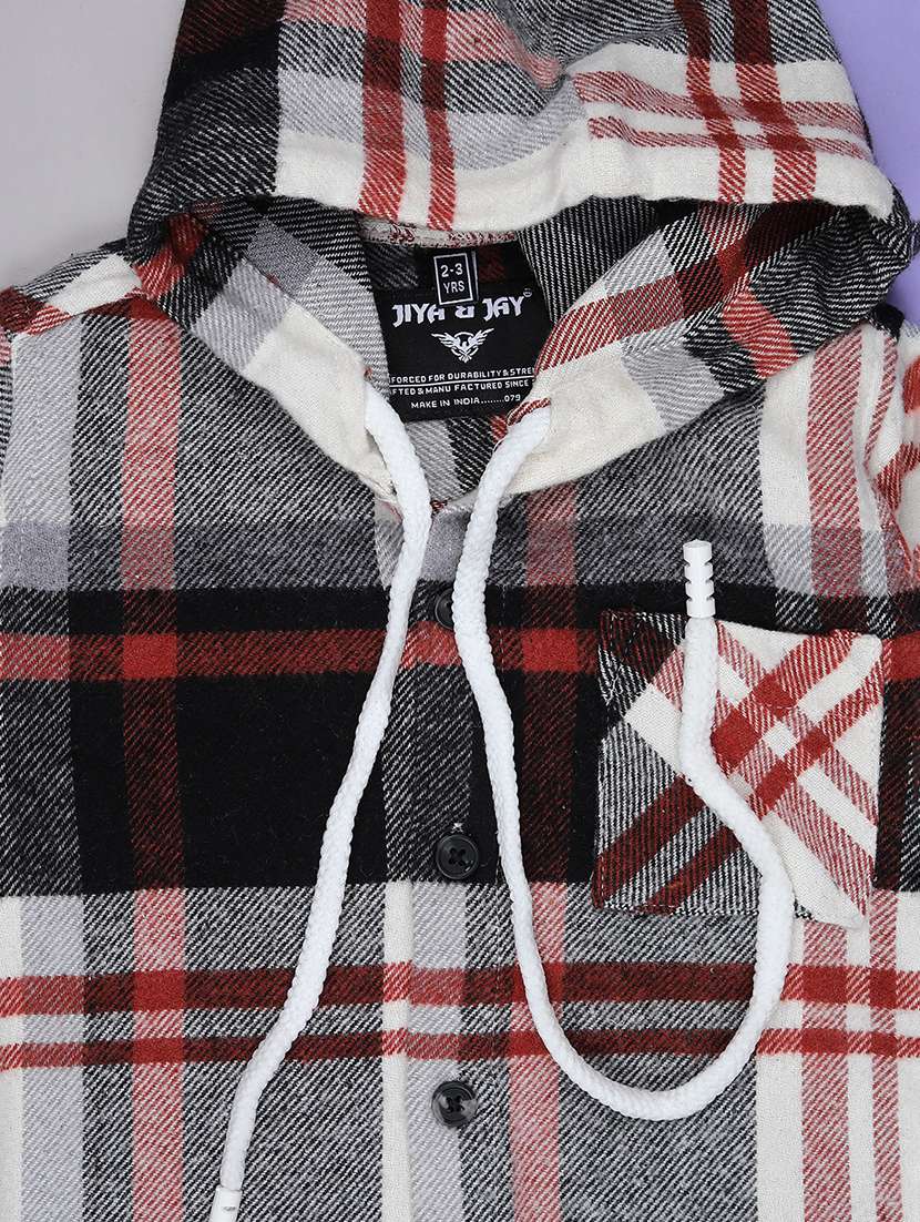 boys checkered long sleeve casual shirt - 21944954 -  Standard Image - 3